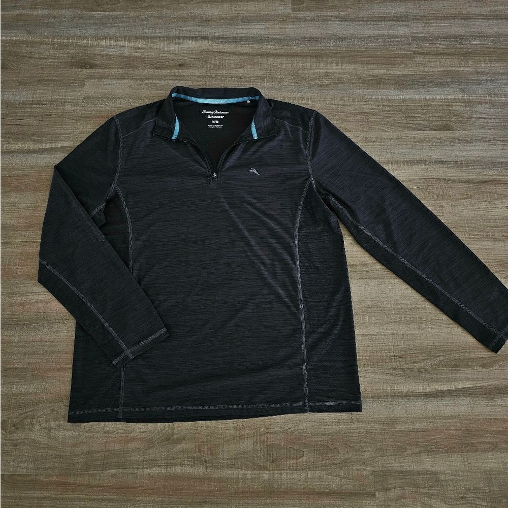 Tommy Bahama Mens Half Zip Island-Zone Sweatshirt